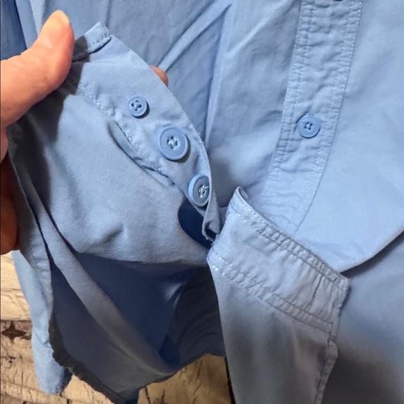 Duluth Trading Co XL Tall(see measurements) Men's Blue Vented long sleeve Shirt - Picture 6 of 13